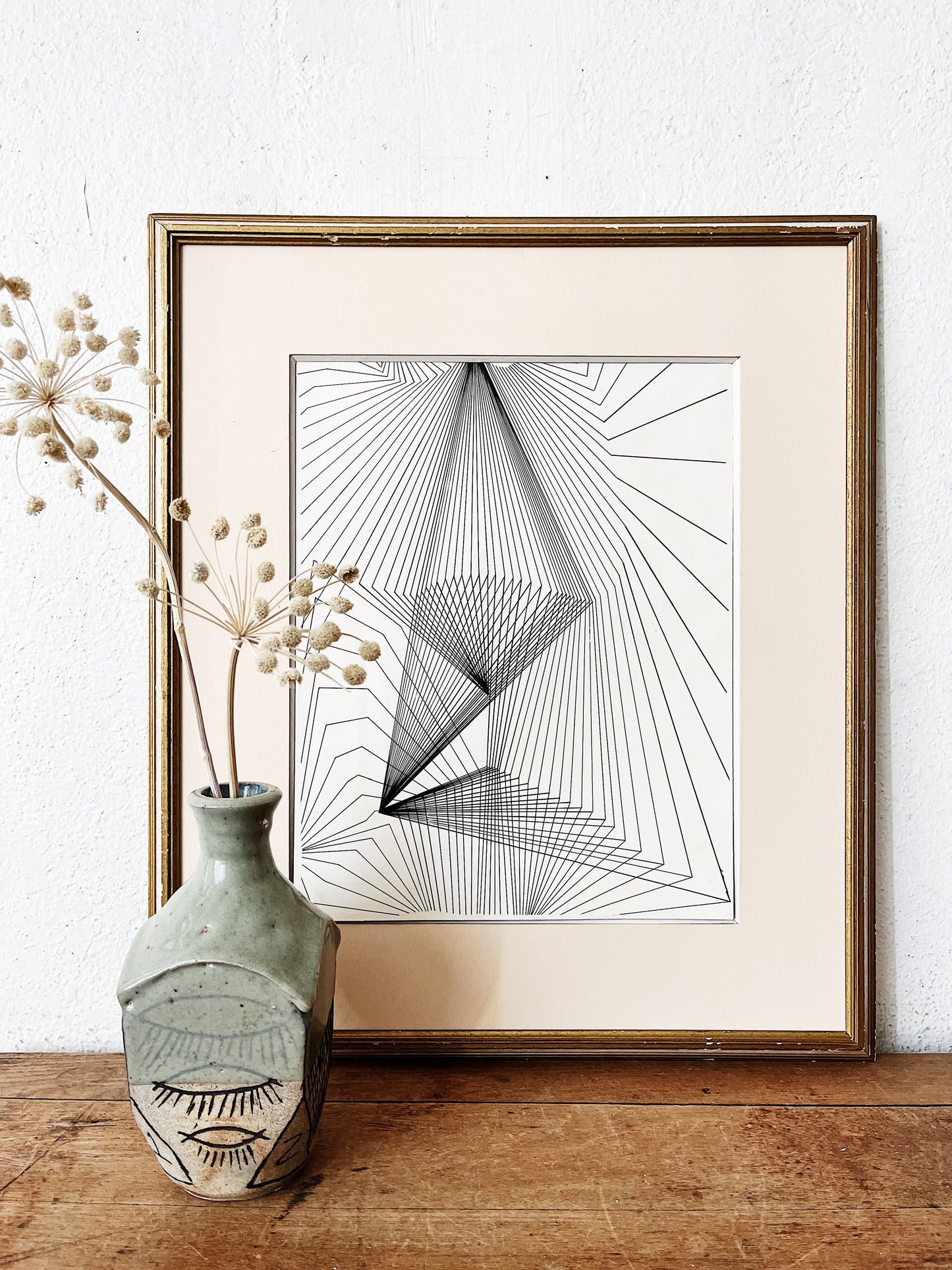 Original Pen and Ink Optic Drawing