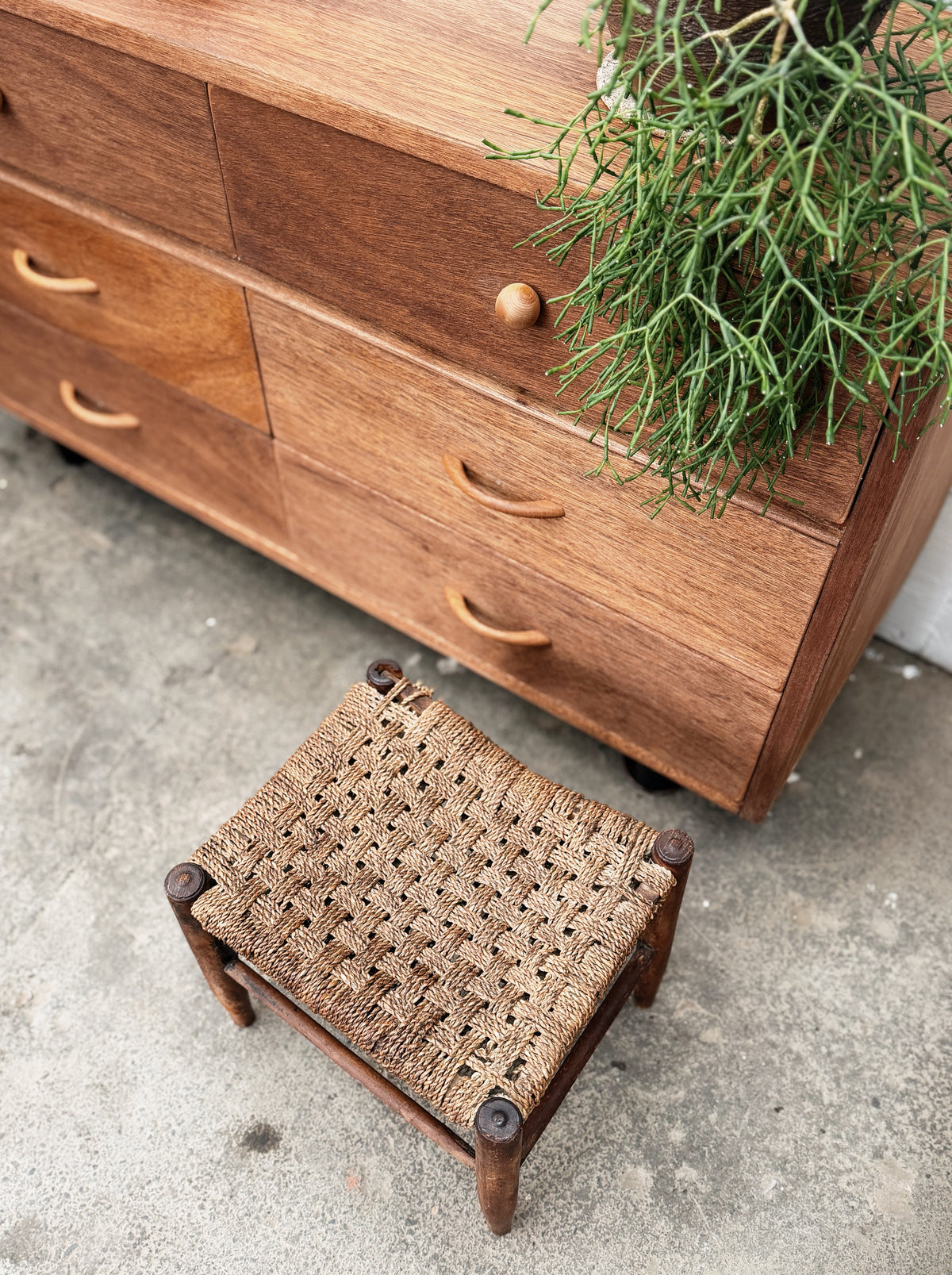 Antique Rope Stool