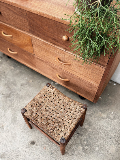 Antique Rope Stool