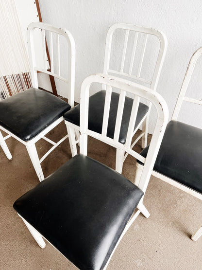 Set of Vintage Naval Chairs
