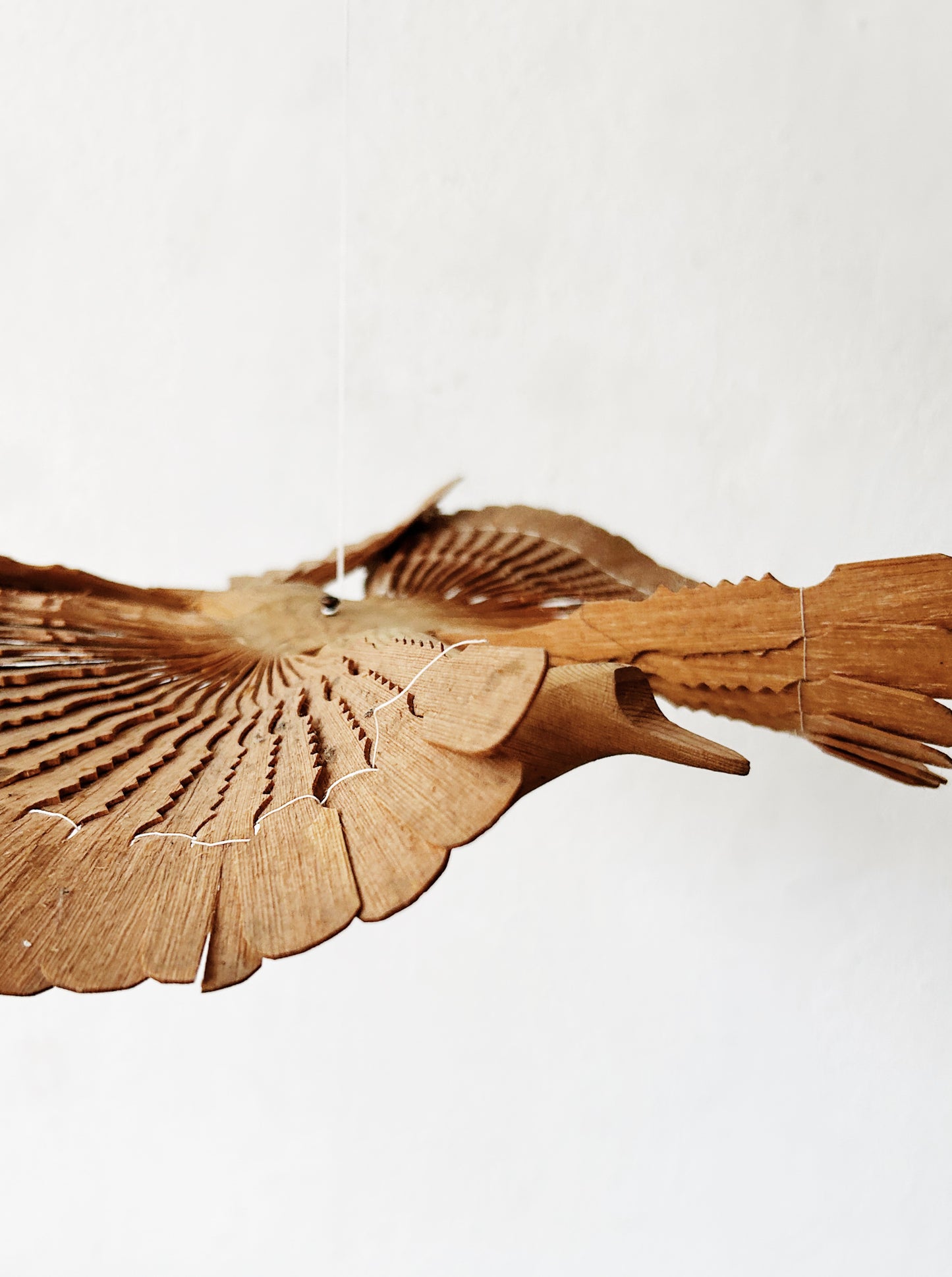 Stunning Hand Carved Hanging Sculpture