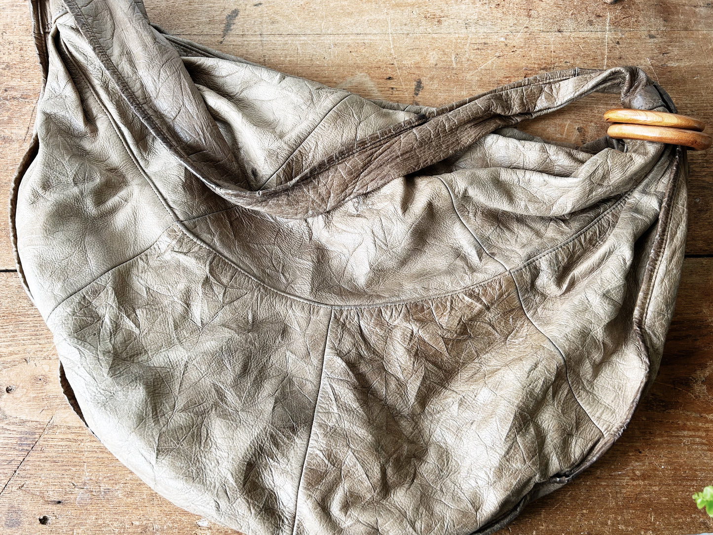 Vintage Oversized Brio Leather Purse