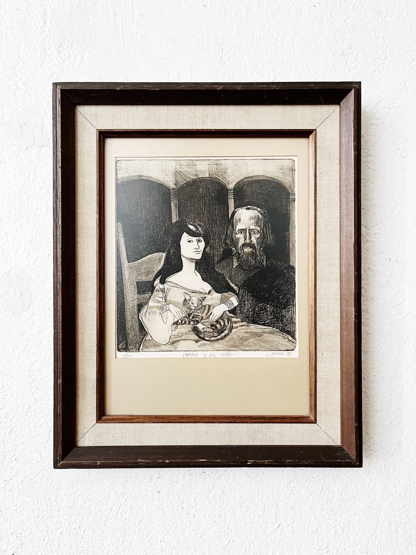 Original Vintage Etching