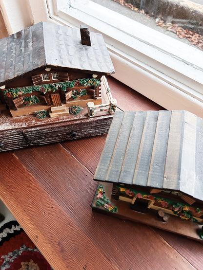 Vintage Swiss Cottage Music Boxes