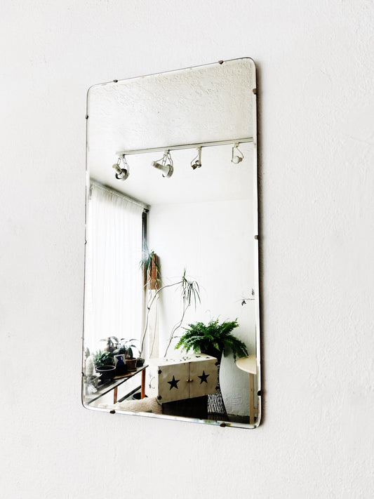 Mid Century Industrial Edge Mirror