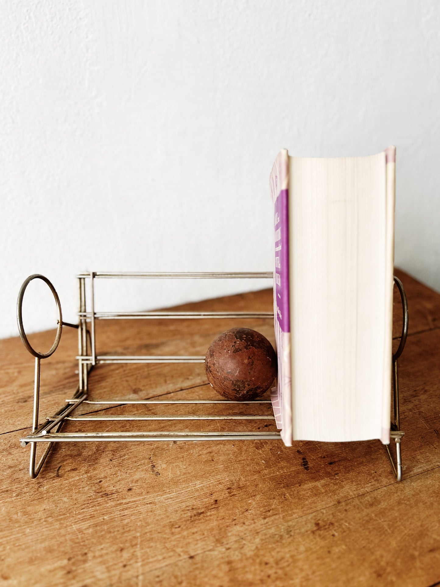 Vintage Expandable Book Rack
