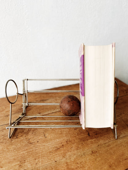 Vintage Expandable Book Rack