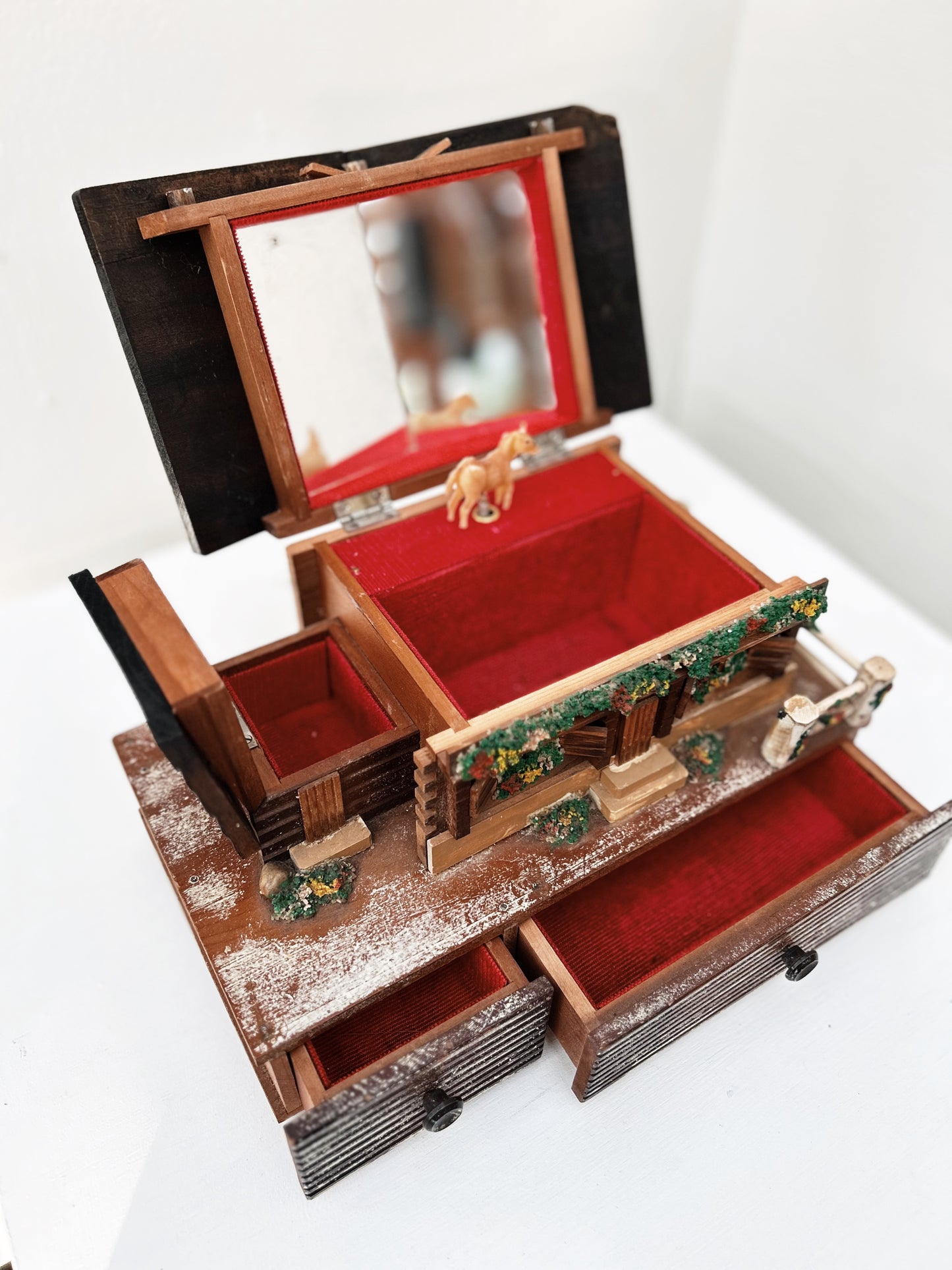 Vintage Swiss Cottage Music Boxes