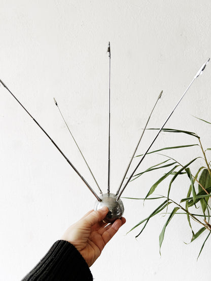 Sputnik Chrome Clip Holder