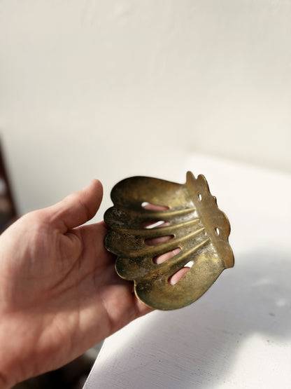 Brass Plated Shell Dish