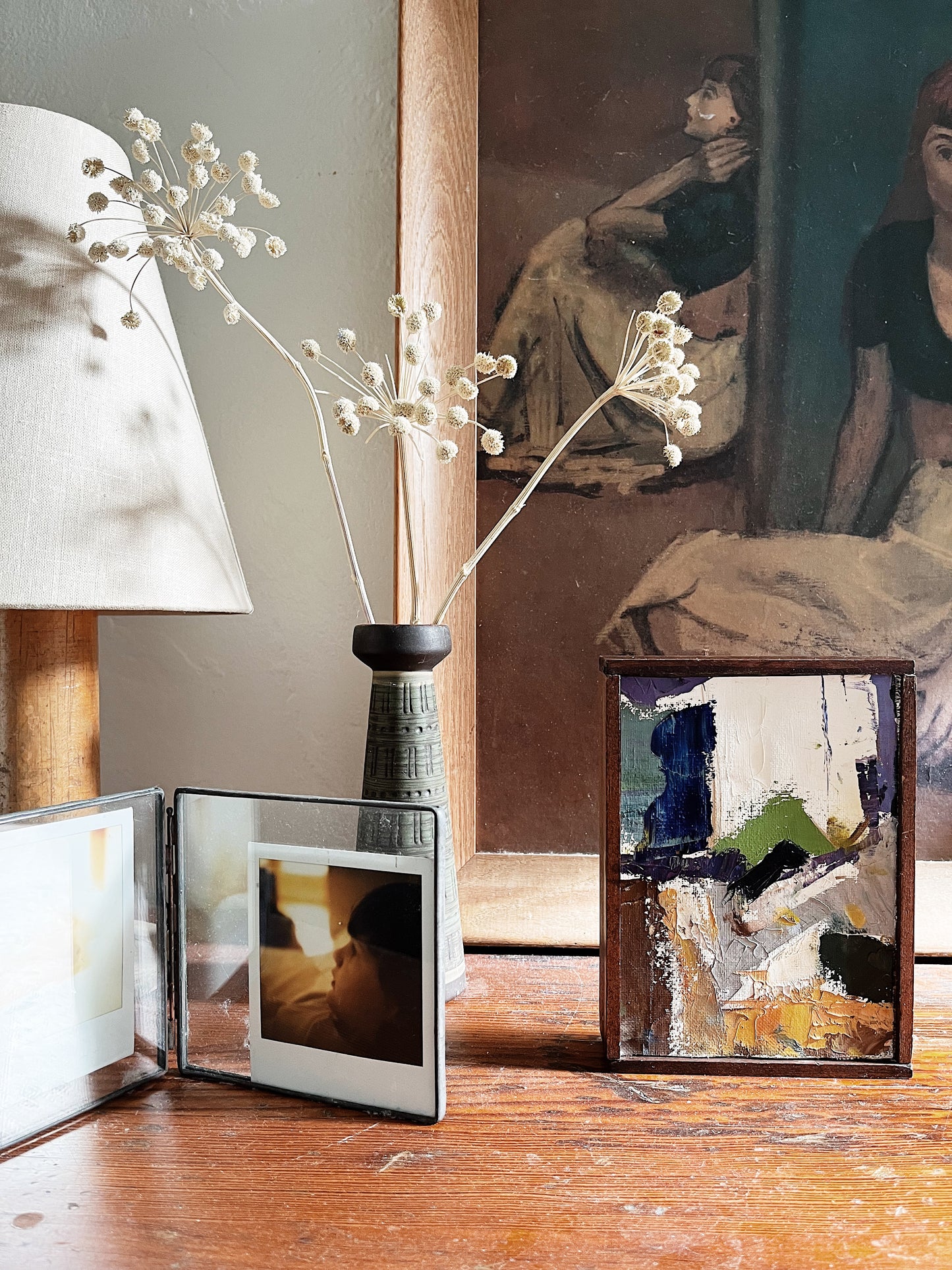 Vintage Abstract Expressionist Painting