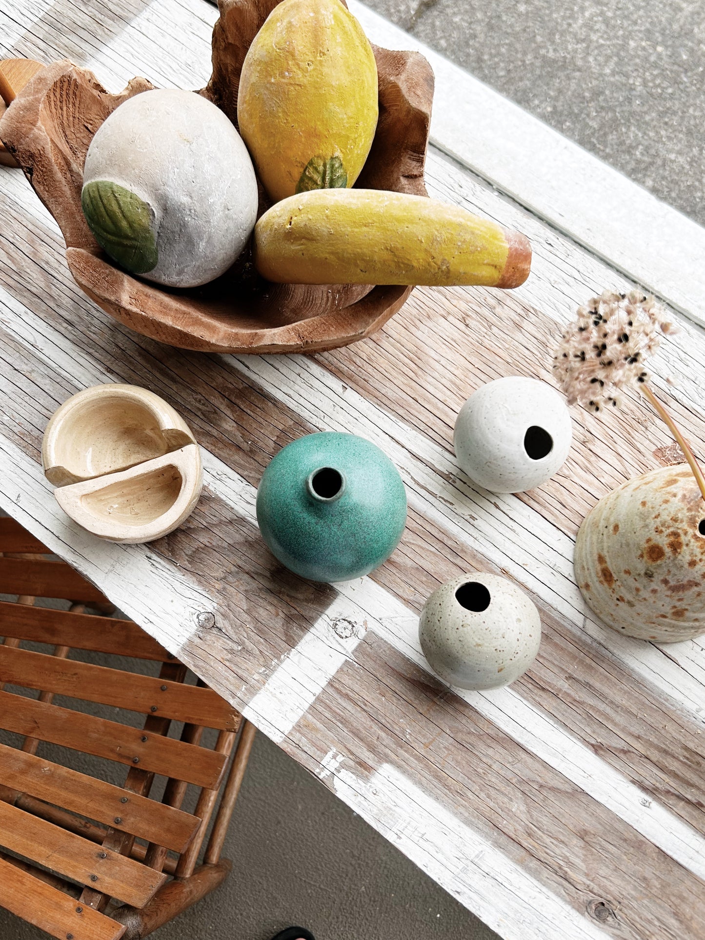 Japanese Miya Pebble Vase