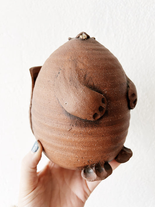 Handmade Stoneware Beaver