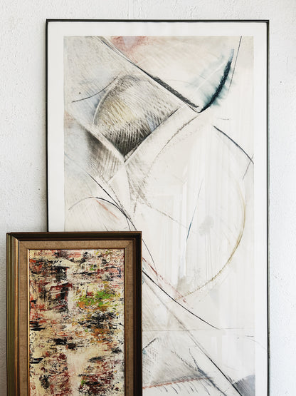 Large Mixed Media Abstract Painting