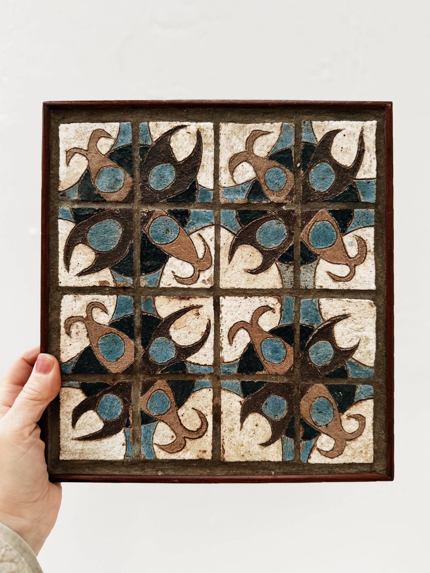 Vintage Spanish Ceramic Tile Art