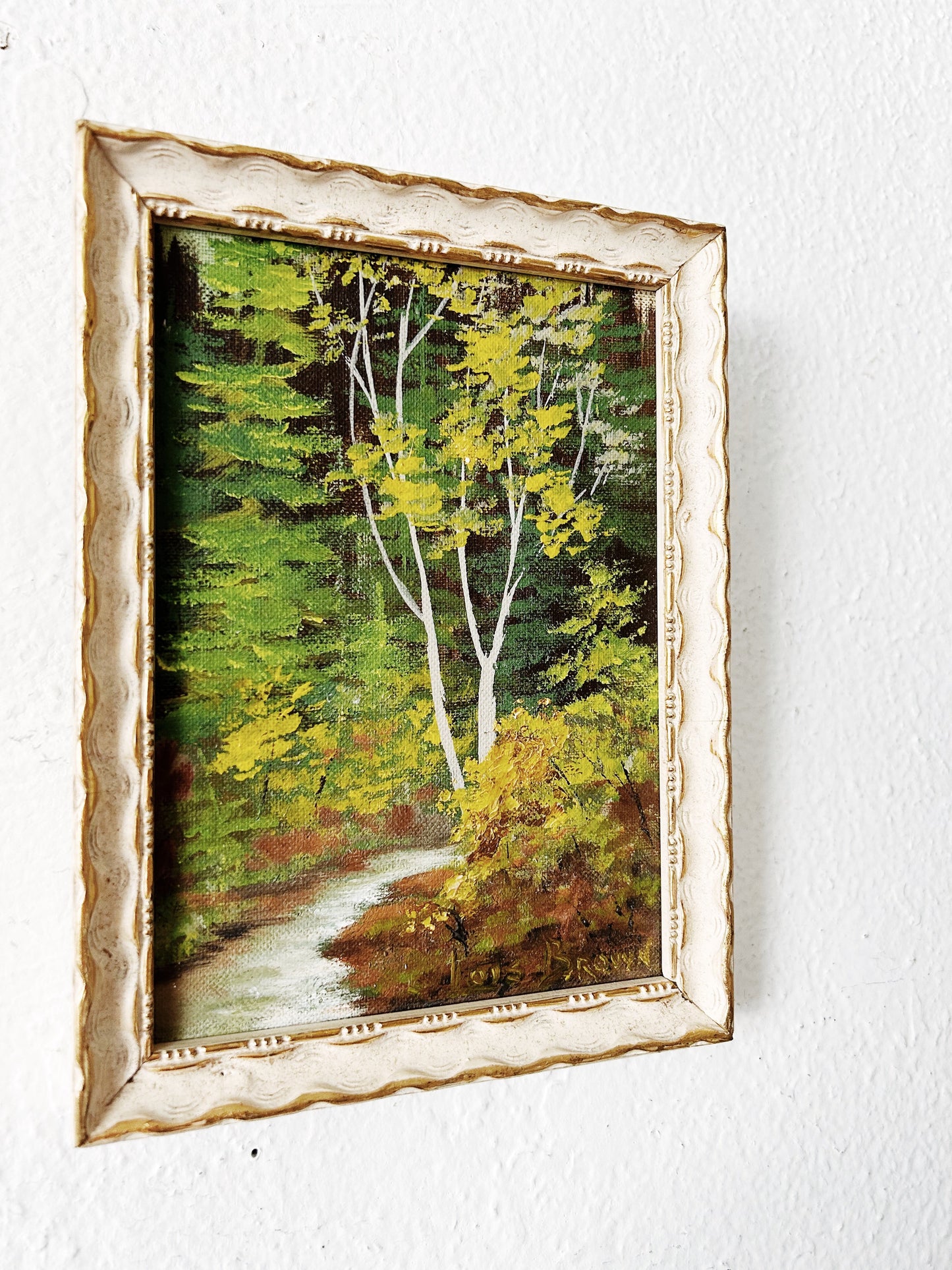 Petite Landscape Painting