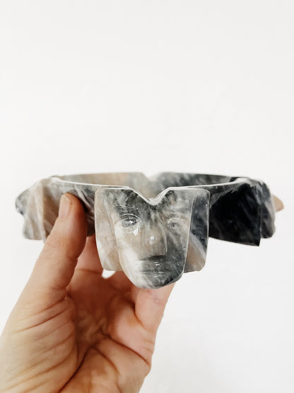 Vintage Marble Ashtray or Incense Bowl