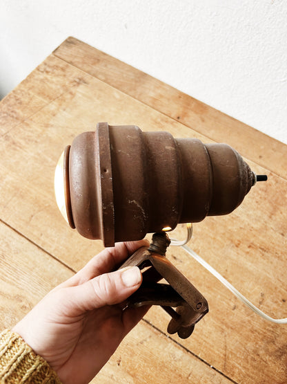 Rare Machine Age Bullet Lamp