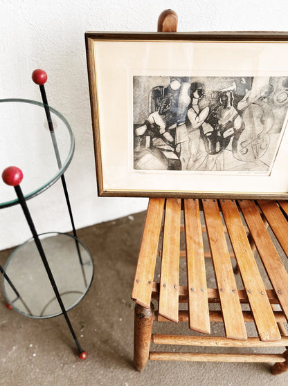 Signed Mid Century Georges Lambert Etching