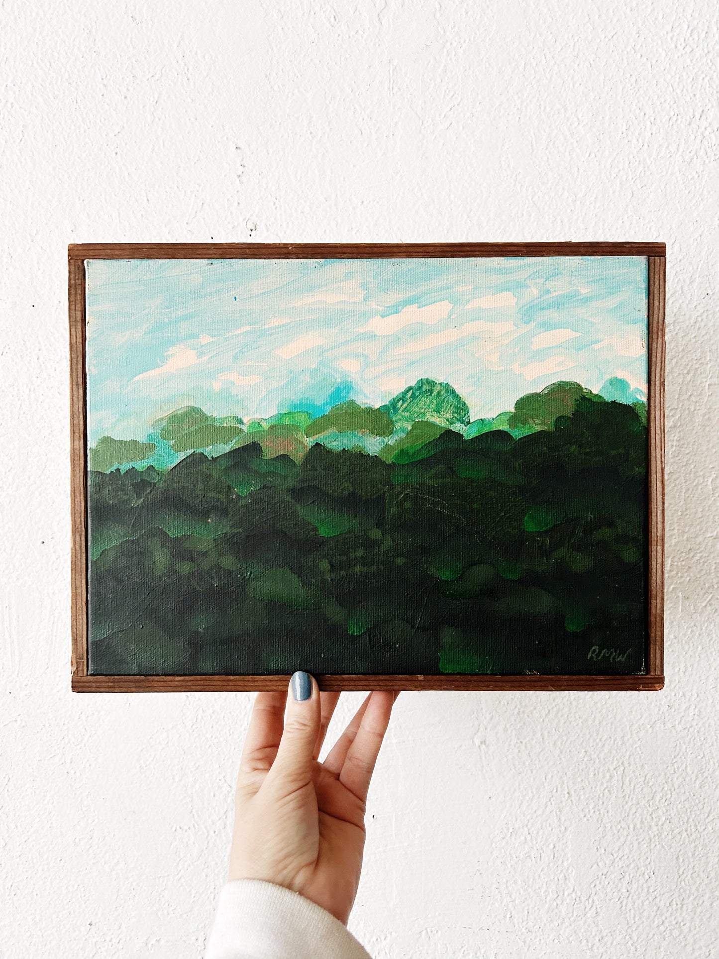 Framed Original Signed Landscape Painting