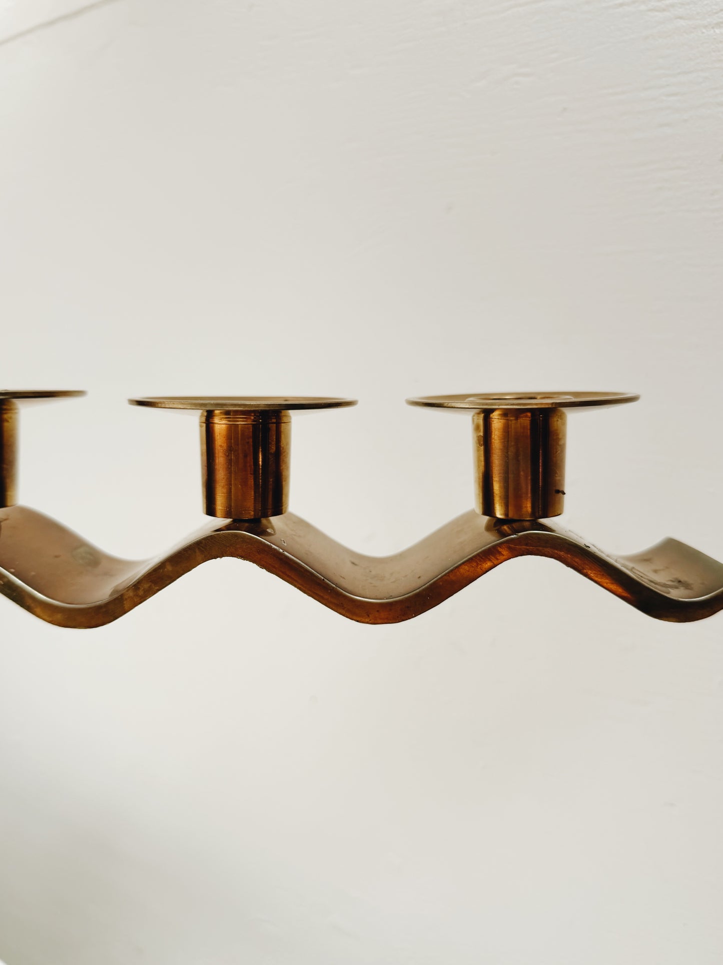 Vintage Brass Candleabra Japan