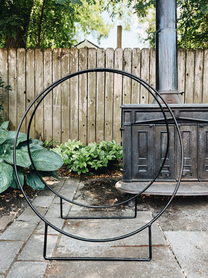 Large Circular Firewood Rack