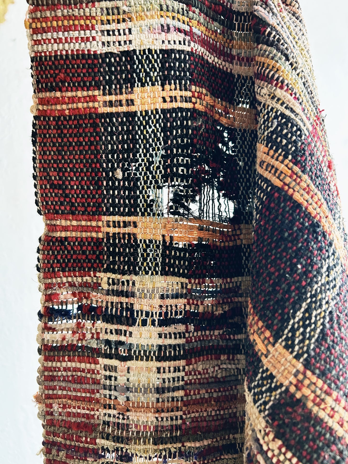 Vintage Cotton Rag Rug