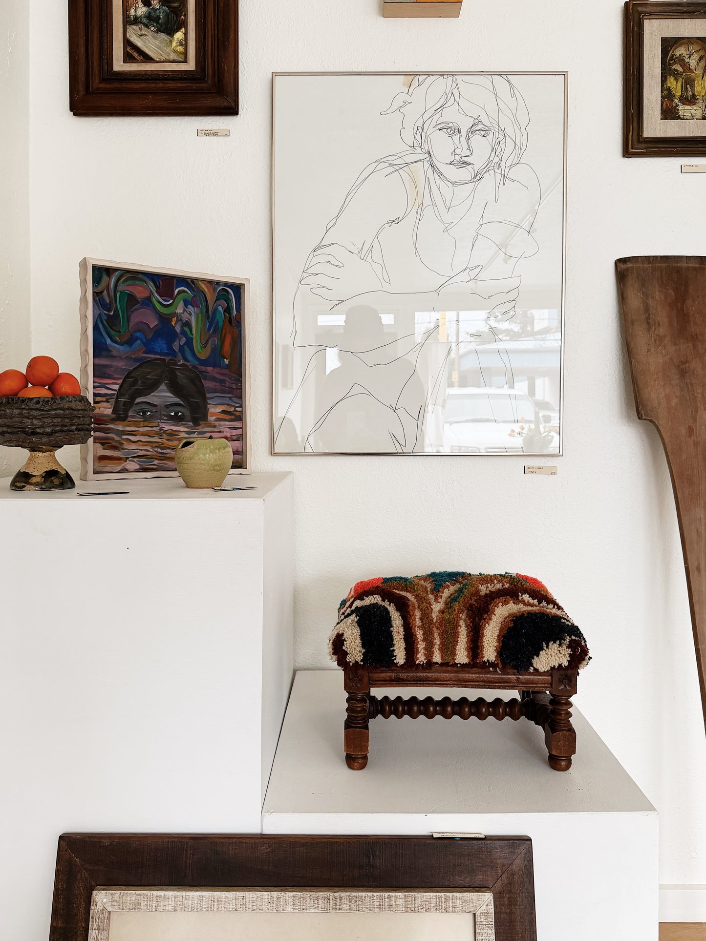 Handmade Pinched Pedestal Dish