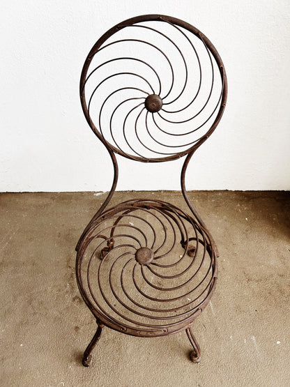Artisan Made Iron Chair