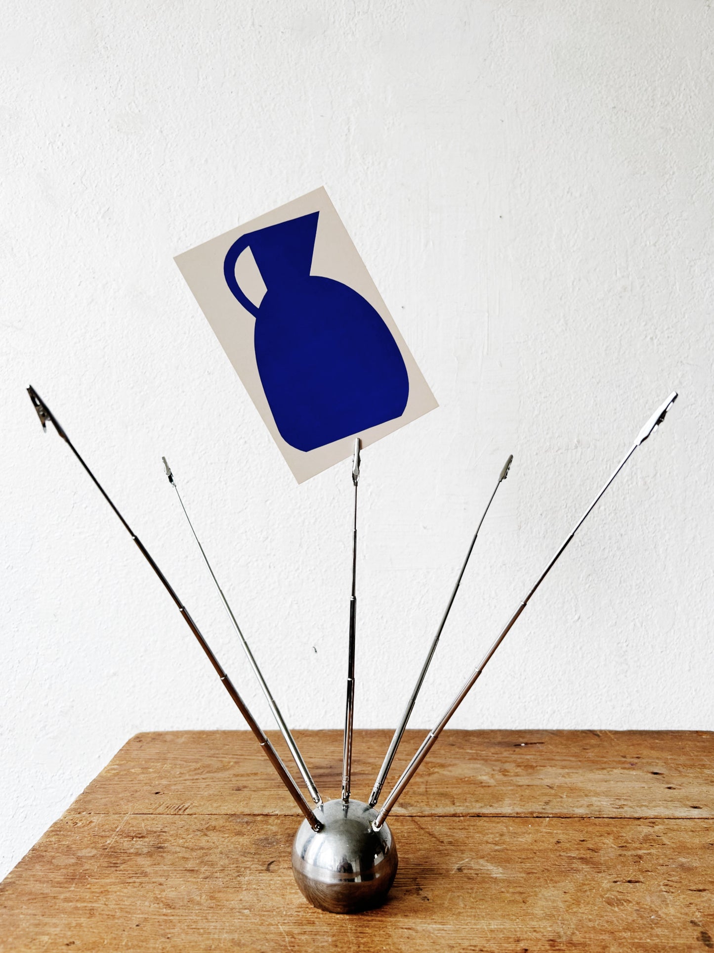 Sputnik Chrome Clip Holder