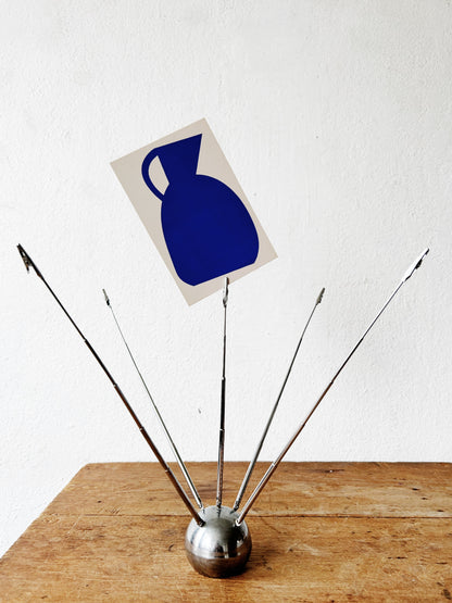 Sputnik Chrome Clip Holder