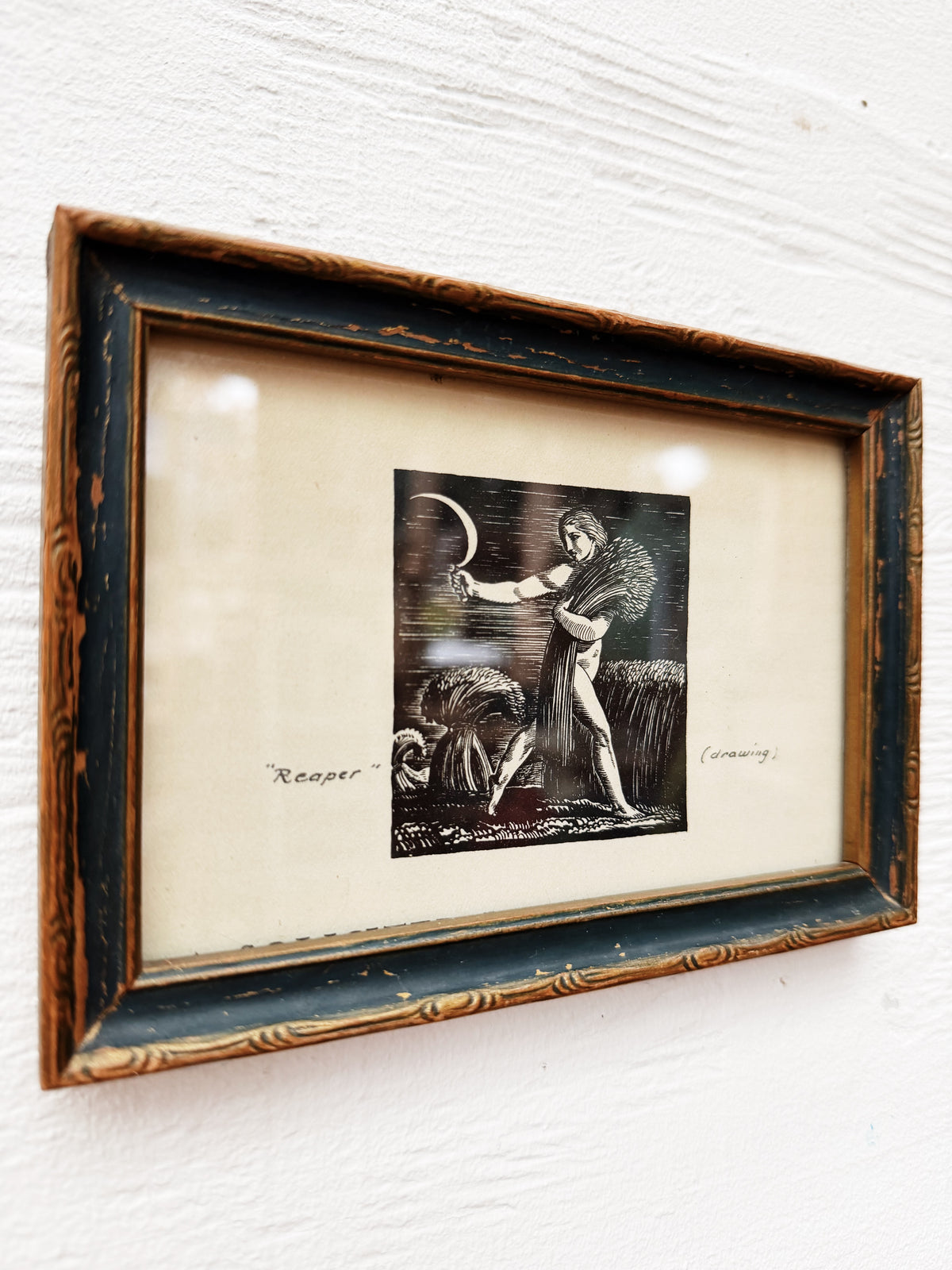 Antique Rockwell Kent Framed Bookplate