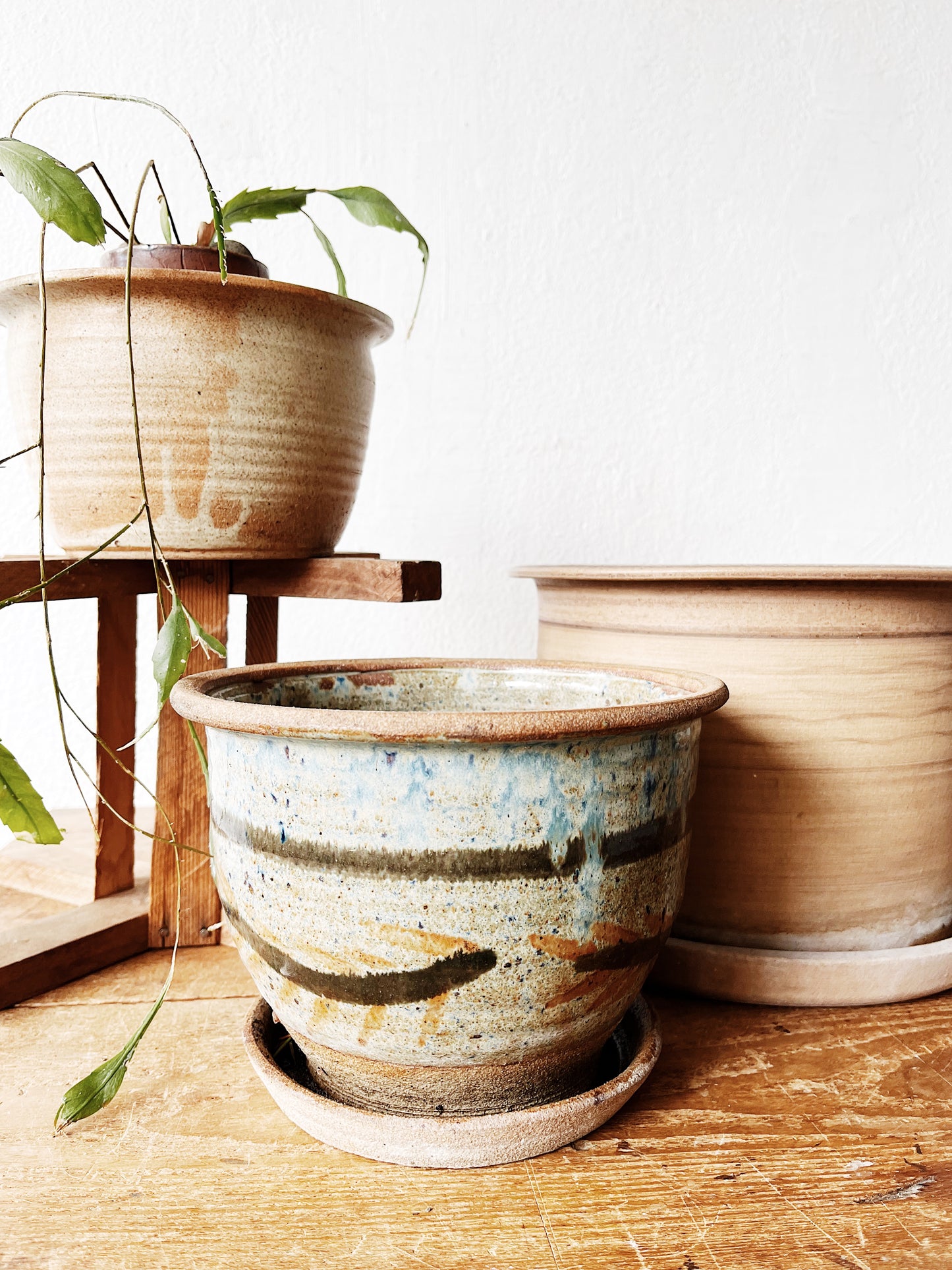 Vintage Studio Stoneware Planter