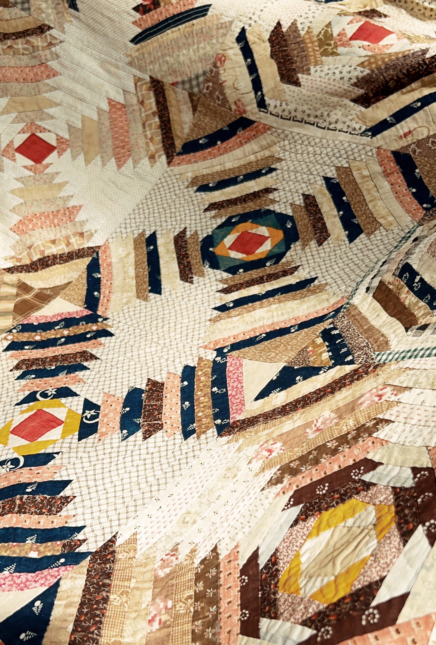 Stunning Antique Summer Quilt