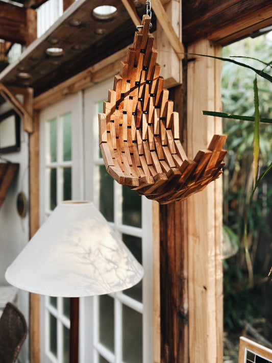 Oversized Vintage Tramp Art Hanger