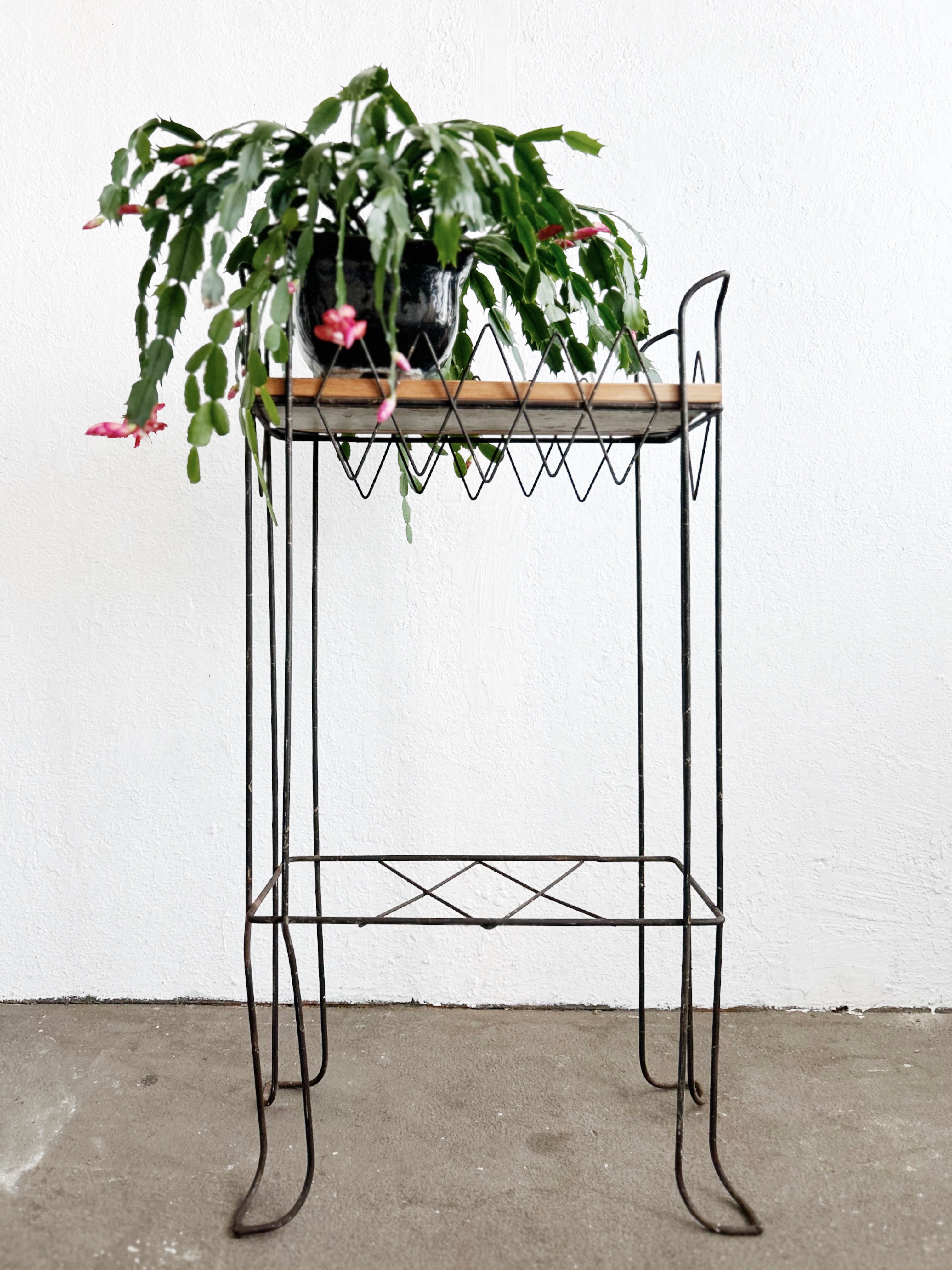 Victorian Era Iron Plant Stand or Bar - Thumbnail 3
