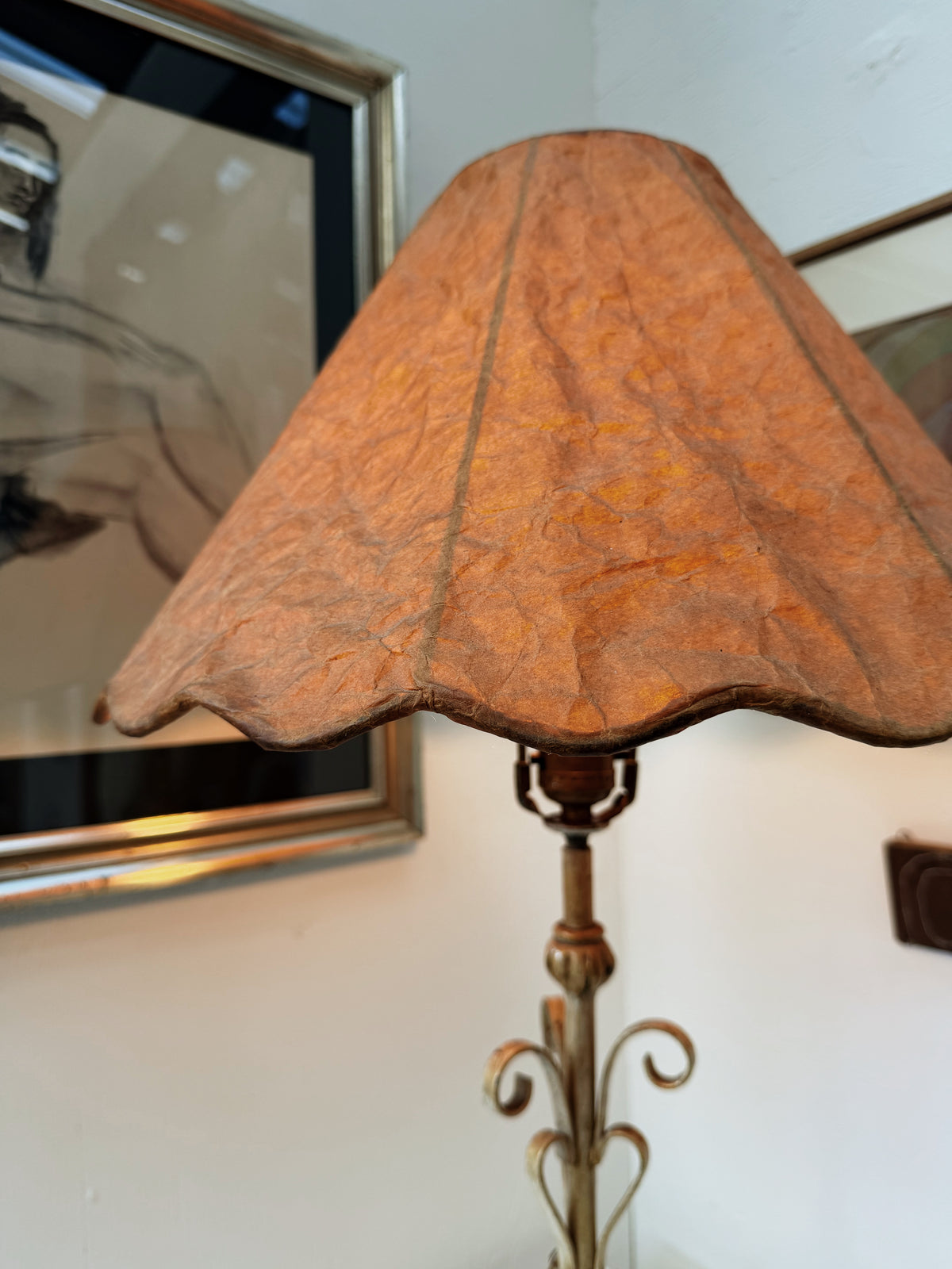 Vintage Italianate Cast Iron Lamp