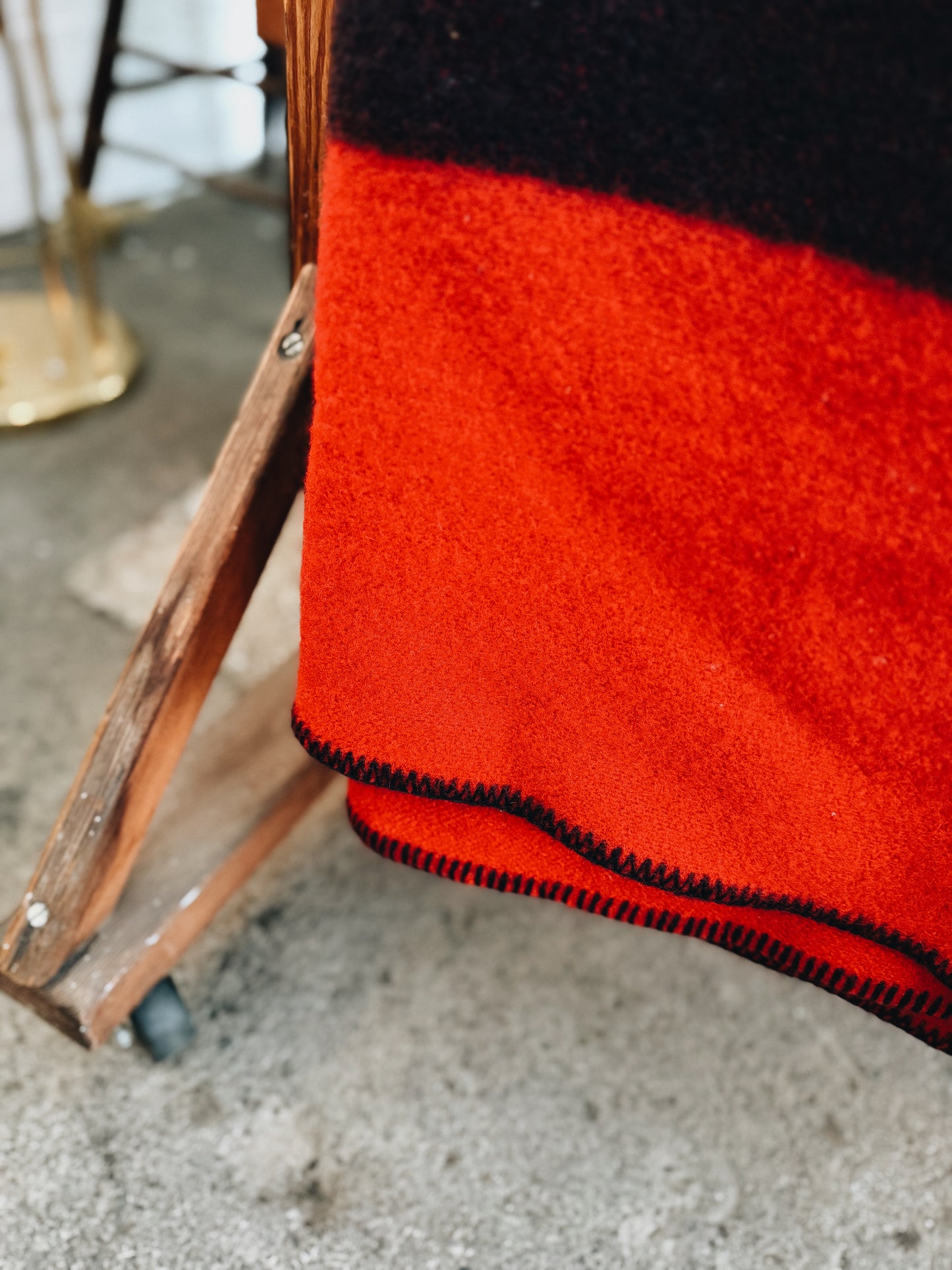 Vintage Wool Camp Blanket