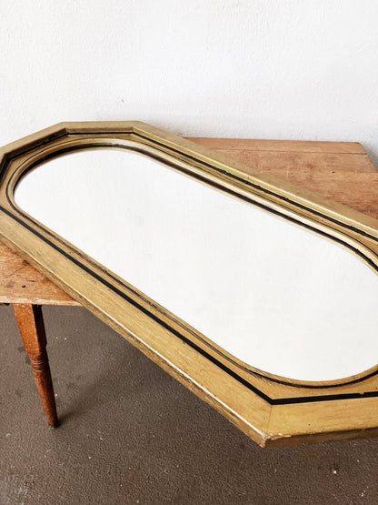 Mid Century Gold Leaf Mirror