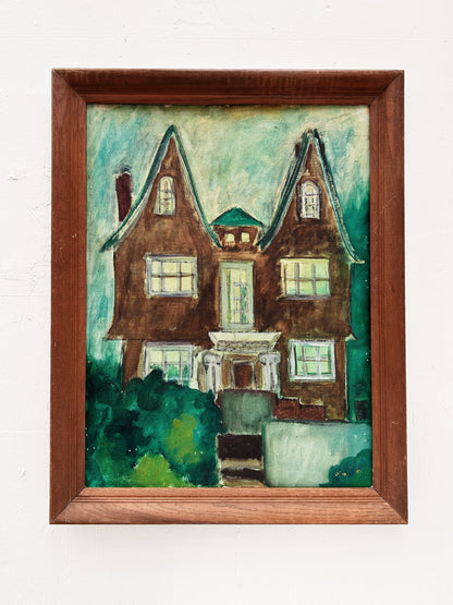 Vintage Folk Art Painting