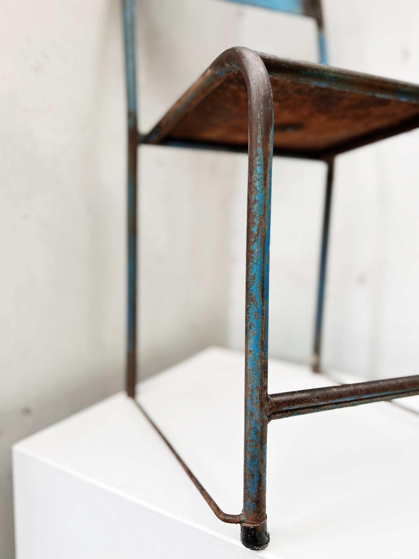 Vintage Industrial Metal Chair
