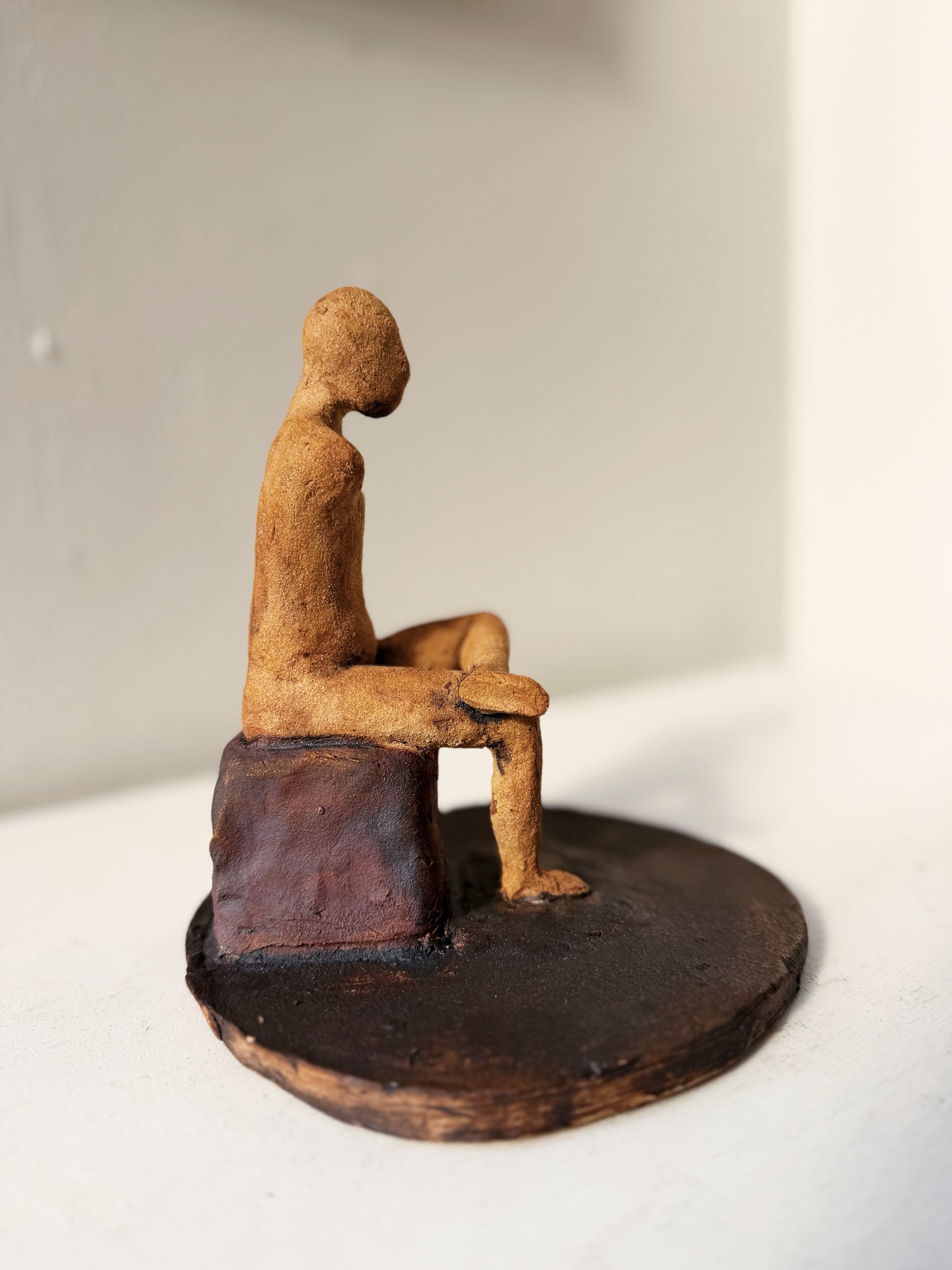 Vintage Male Figural Sculpture