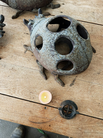 Vintage Japanese Cast Iron Lantern