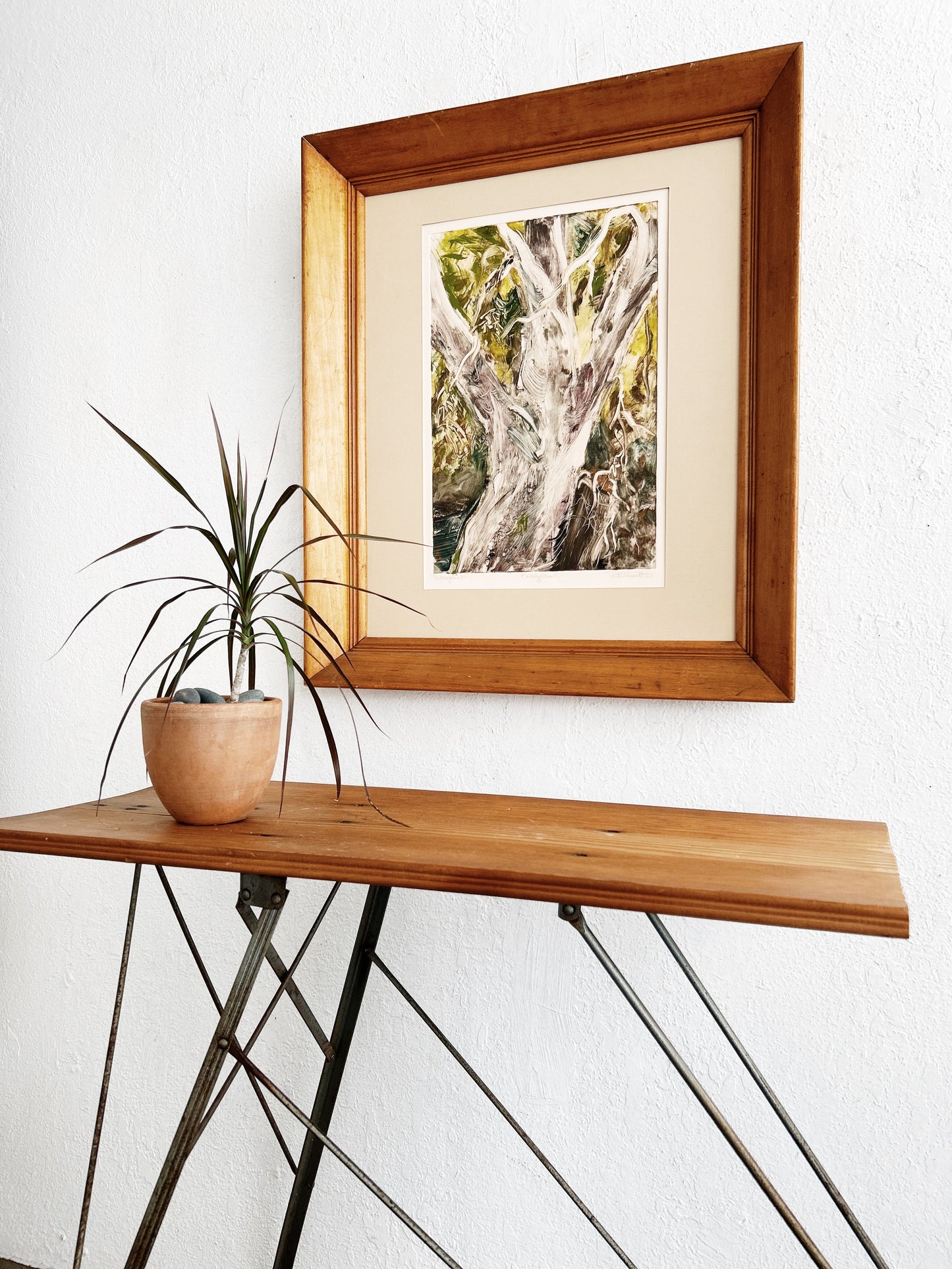 Vintage Dale Schmidt Monoprint ‘Eucalyptus’