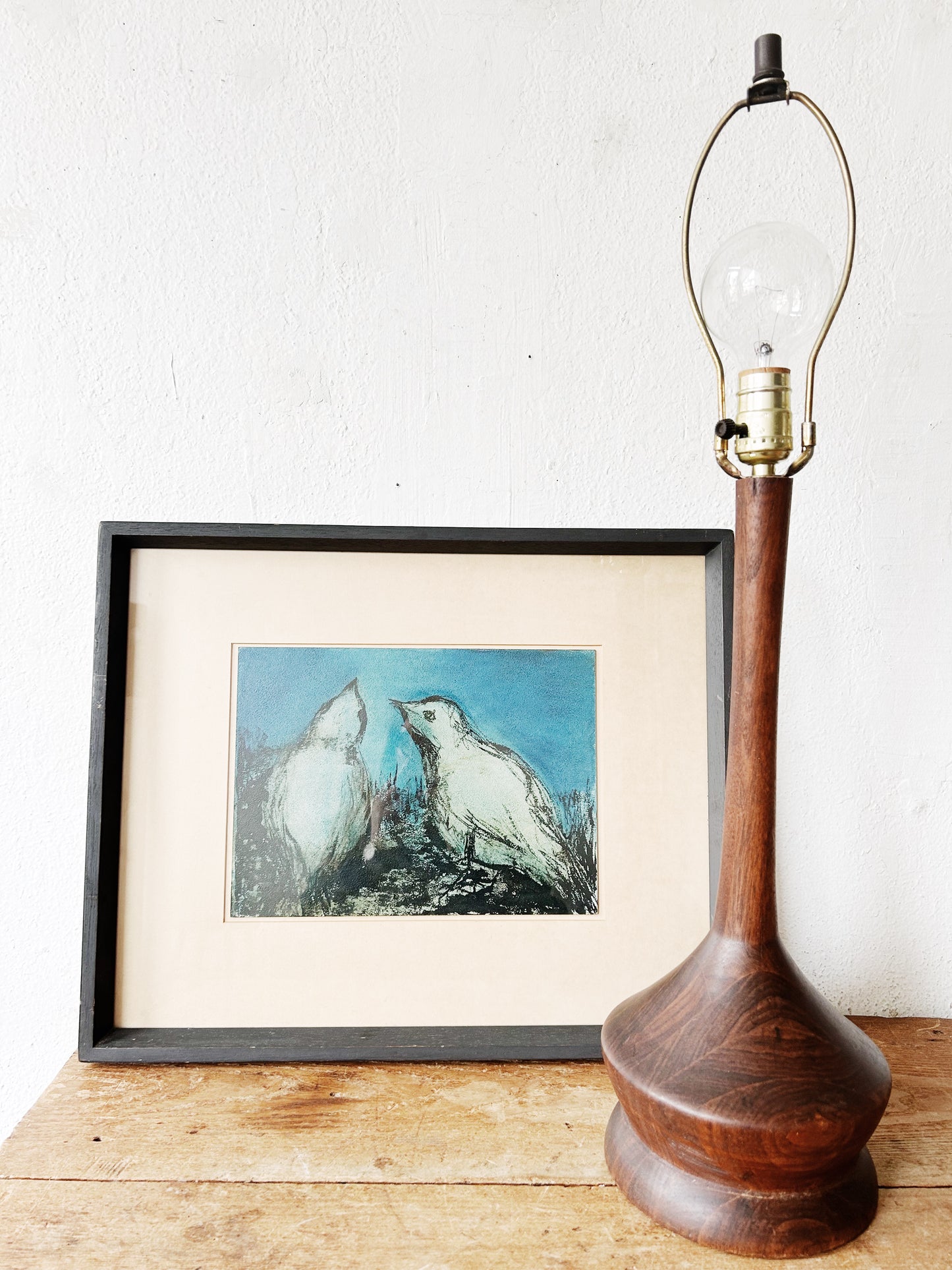 Mid Century Original Signed Painting