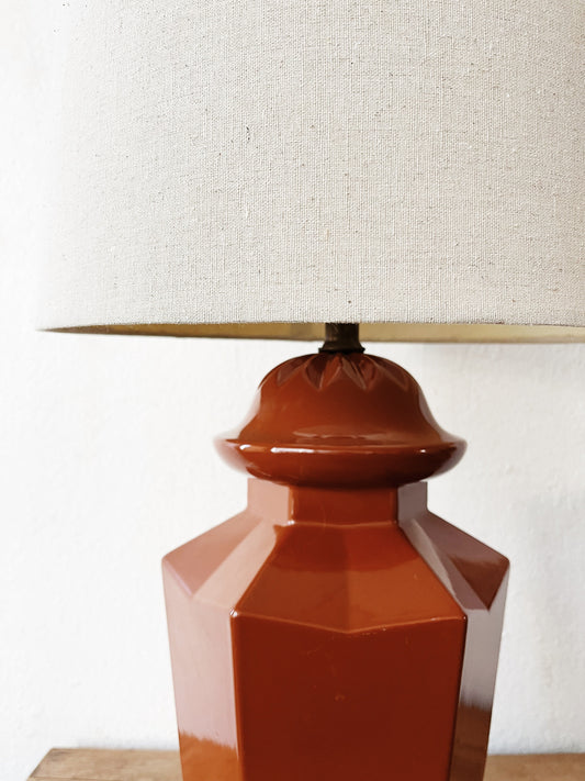 Large Vintage Ceramic Lamp