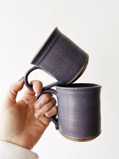 Handmade Stoneware Mug Pair