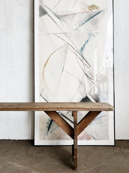 Primitive Wood Bench