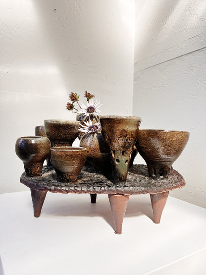 Vintage Brutalist Vessel