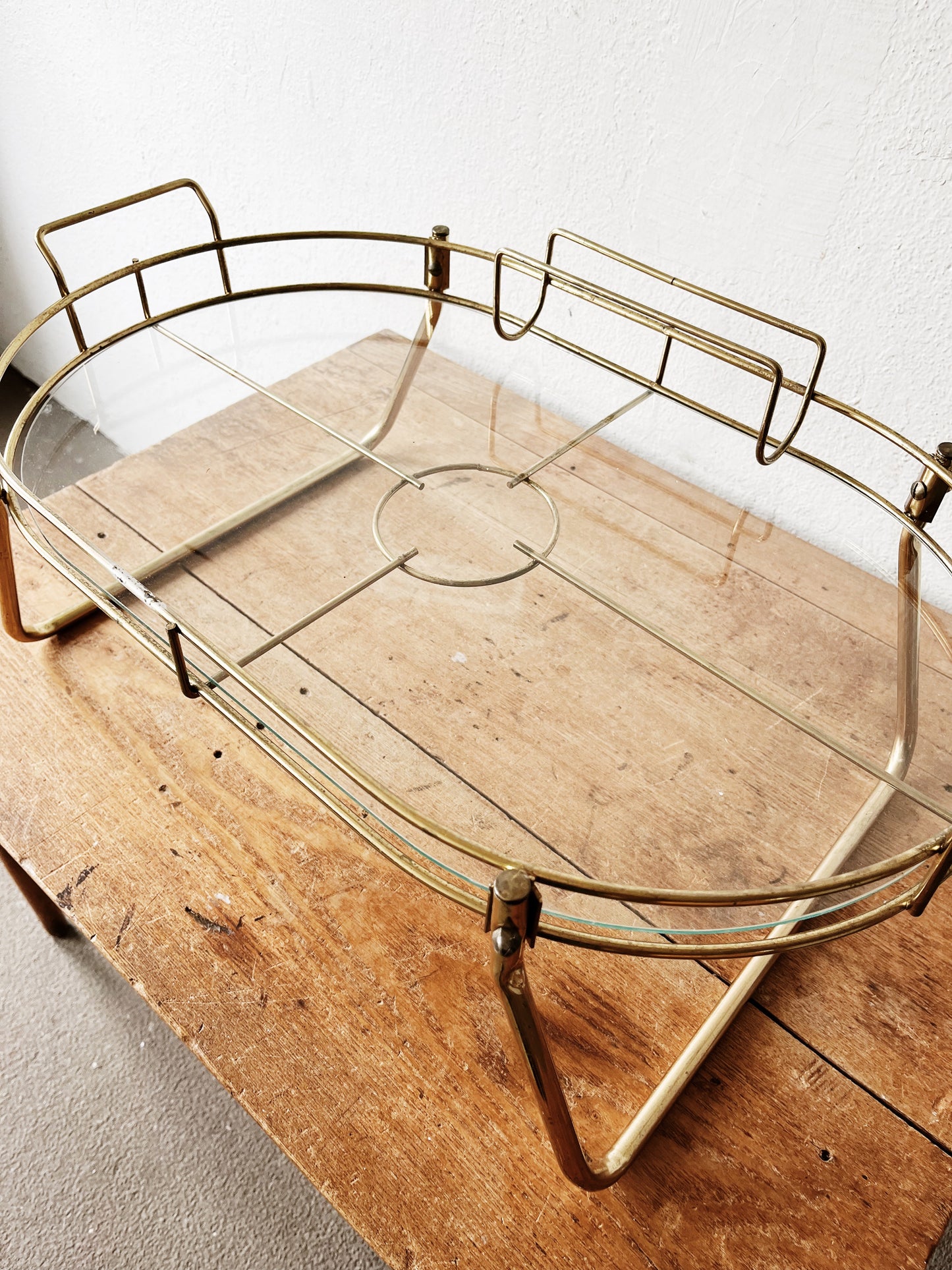 Large Mid Century Breakfast Tray